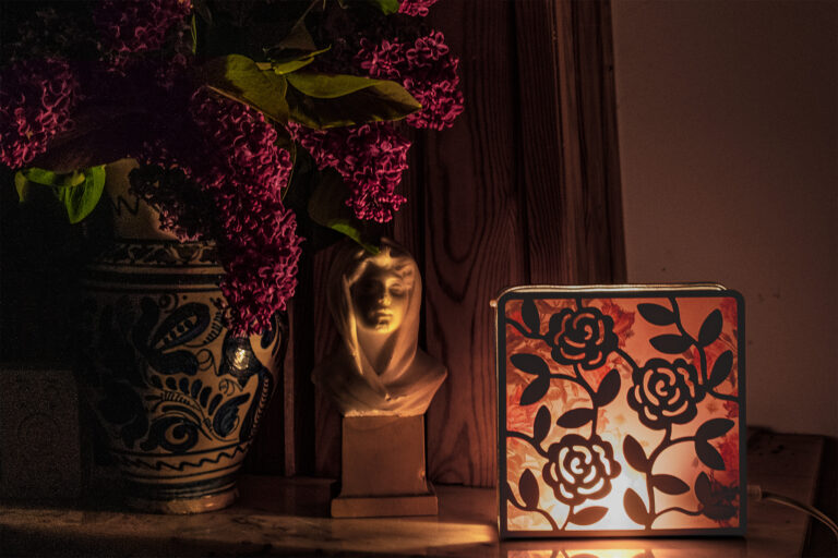 KataBidouille-Luminaire- ambiance rose